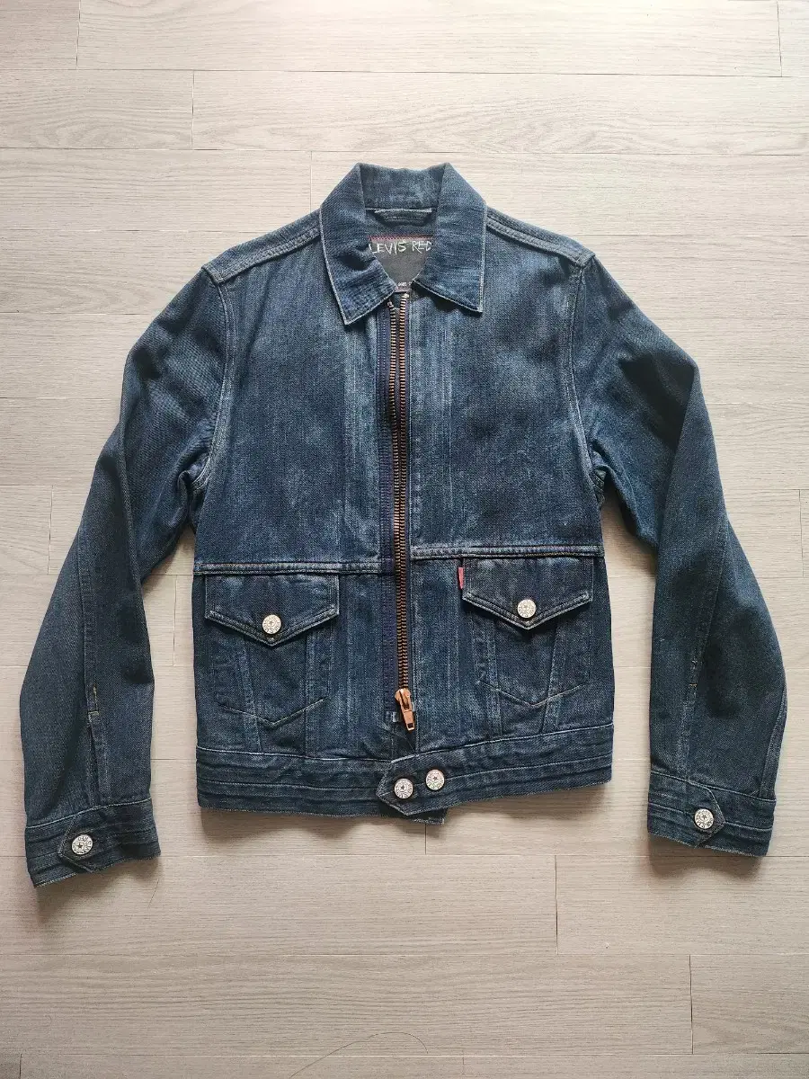 정품 LEVIS RED Guy's DENIM ZIP UP-S